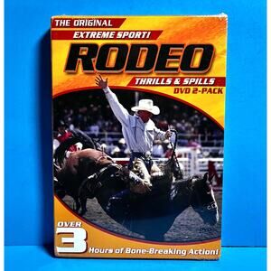 NEW - Rodeo Thrills & Spills Extreme Sport DVD 2-Pack Bull Riding Cowboy Action